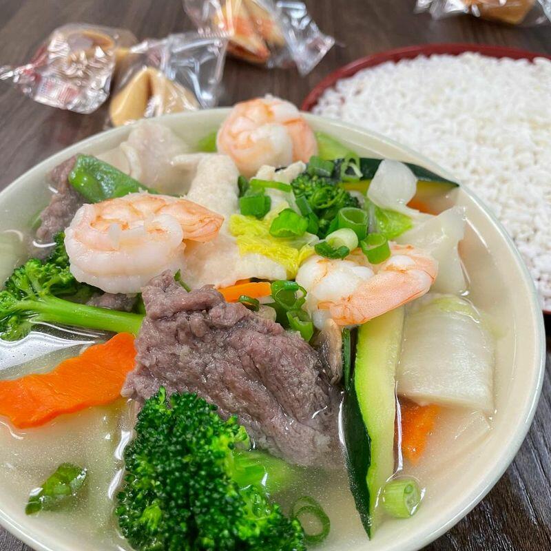 Sizzling Rice Soup