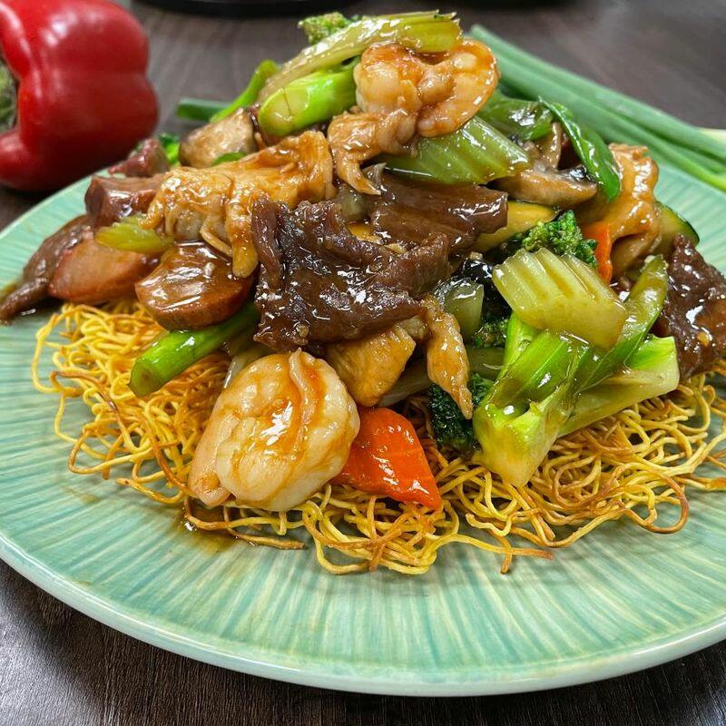 Cantonese Pan Fried Noodle