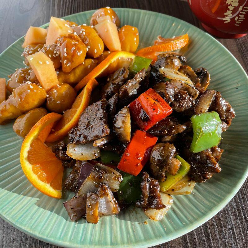 T3 Black Pepper Beef / Sesame Chicken