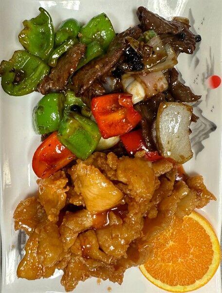 T12 Orange Chicken / Pepper Steak